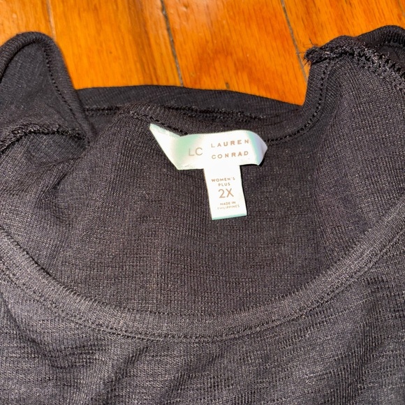 Lauren Conrad Black Long Sleeve Top - Picture 7 of 7